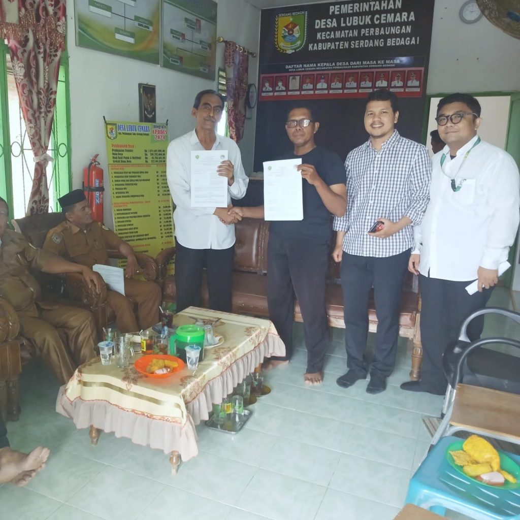 Fakultas Pertanian Universitas Alwashliyah Medan Jalin Kerja Sama dengan Pemerintahan Desa Lubuk Cemara