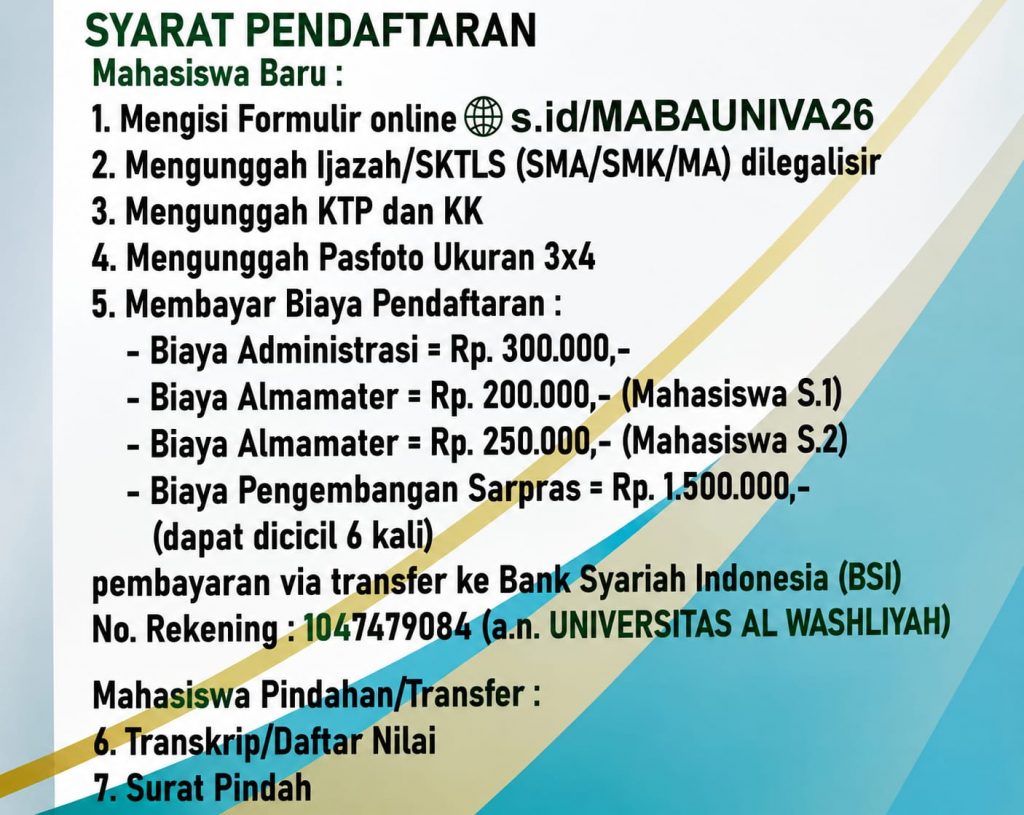 Syarat Pendaftaran